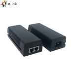 Fast Gigabit PoE Injector Adapter IEEE802.3af At 15W 30W 48V DC Output 10/100