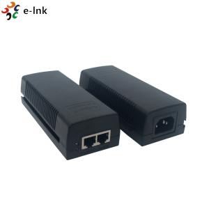 China Fast Gigabit PoE Injector Adapter IEEE802.3af At 15W 30W 48V DC Output 10/100/1000M factory