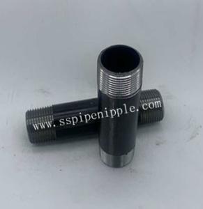 China ASTM A53 Black Steel Pipe Nipple ANSI/ASME B1.20.1 SCH40/STD 3/4&quot; X 4&quot; factory