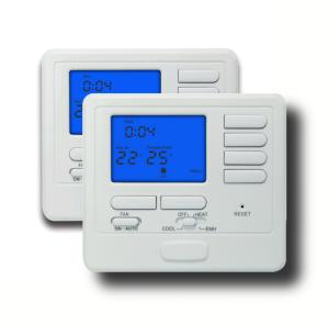 China Wall Mounted Heat Pump Wiring Thermostat / 24 V Multiple Stage Thermostat For Air Conditioners factory