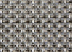 China Decorative Crimped Woven Wire Mesh Cloth Wall Coverings SGS factory