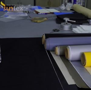 China Fireproof Silicone Coated Fiberglass Cloth For Thermal Insulation Mattress factory
