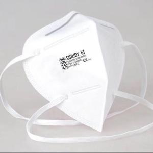 China Protective N95 Face Mask / Ffp2 Filter Mask Ce Certificate High Filtration Capacity factory