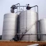Cylindrical Corrosion Resistant Spiral Folded Silo Tank for grain storage