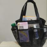 PVC Mesh Bag For Storage Cosmetics Books Balls Umbrella Eyeglasses Large