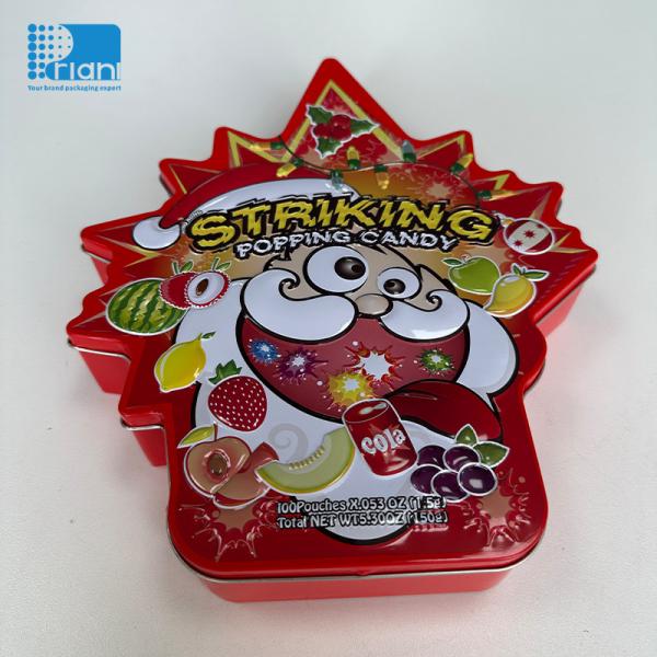 China Priani Empty Candy Tins Custom Printing Recycled Metal Tin Gift Box factory