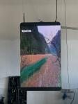 IP31 Aluminum LED Poster Display For Hanging Bar Milk Tea Shop Advertising