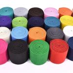 ROHS Cotton Canvas Belt Webbing Black Woven Belt 0.68 Inch Peel Strength