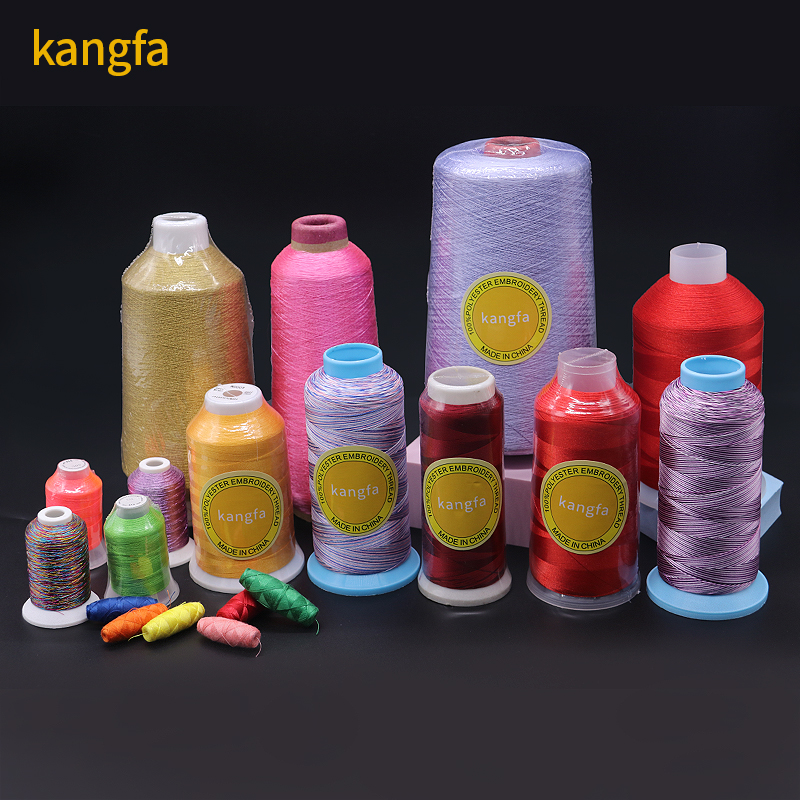 5000m Polyester Embroidery Thread for 4000y Multi-Color Embroidery Machine Dyed Color