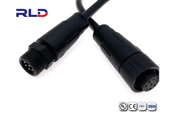 M12 Waterproof Connector Male Female 2Pin 3Pin 4Pin Waterproof Circular