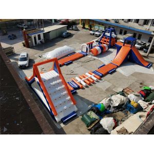 Inflatable Floating Water Park Customized Design And Waterproof Features Air