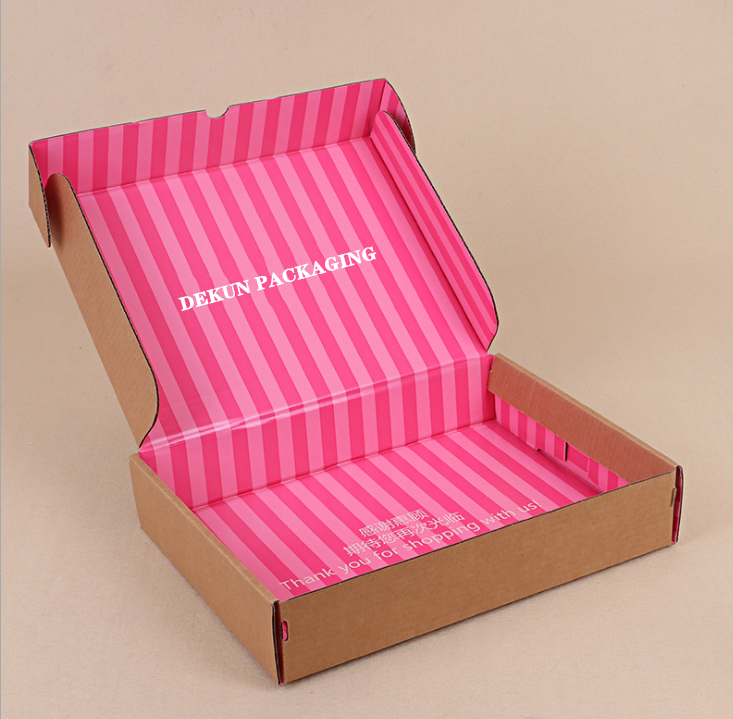 9x6x4 Personalized Mailer Boxes Front Tuck End Recyclable Corrugated Board