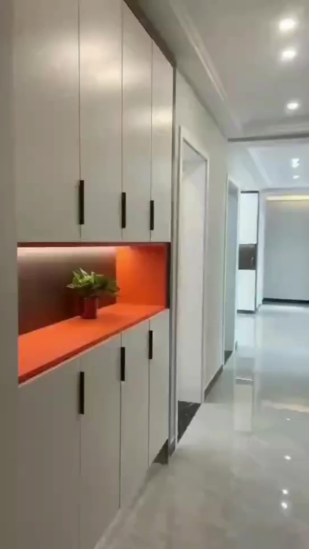 3M Sliding Glass Door Wardrobe Walk In Closet Grey Temepered Glass With Particle Board