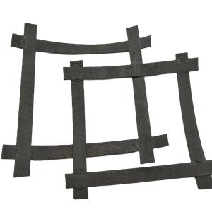 China Soft Soil Foundation Reinforcement Steel Plastic Geogrid for Railway Slope Protection factory
