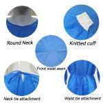 OEM/ODM M/L/XL Nonwoven Disposable Isolation Gown CE Approved Sterile Surgical