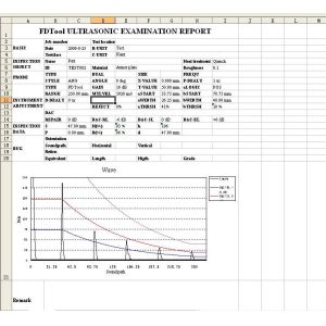 Waterproof Ultrasonic Flaw Detectors FD201B ultrasonic testing machines