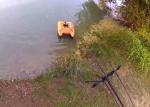 DEVICT bait boat orange / remote control fishing boat Lithium Battery Power