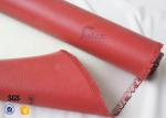 1200℃ Red Silicone Coated High Silica Fabric For Thermal Insulation Materials