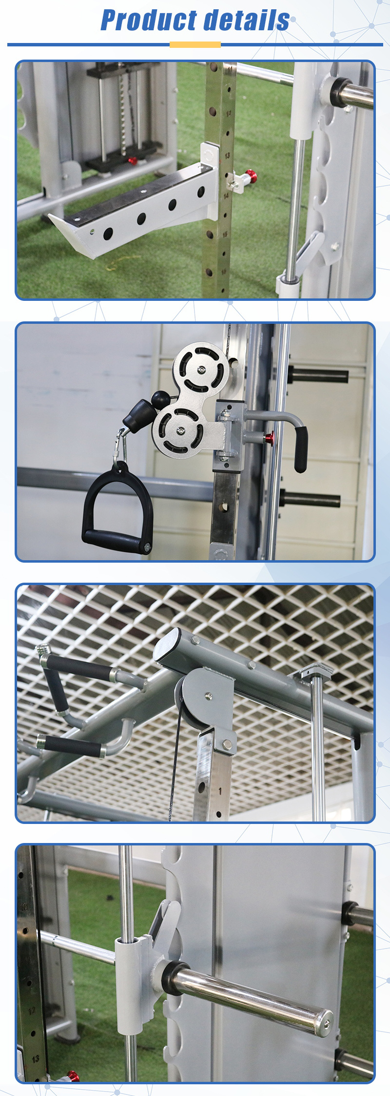 2022 New Style Multi Functional Fitness Equipment Smith Machine