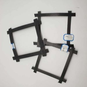 High Tensile Strength Steel Plastic Geogrid for Retaining Wall and Road Driveway