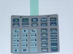 Waterproof SGS PC Rubber Membrane Switch With 3m Adhesive , 25ma - 100mA