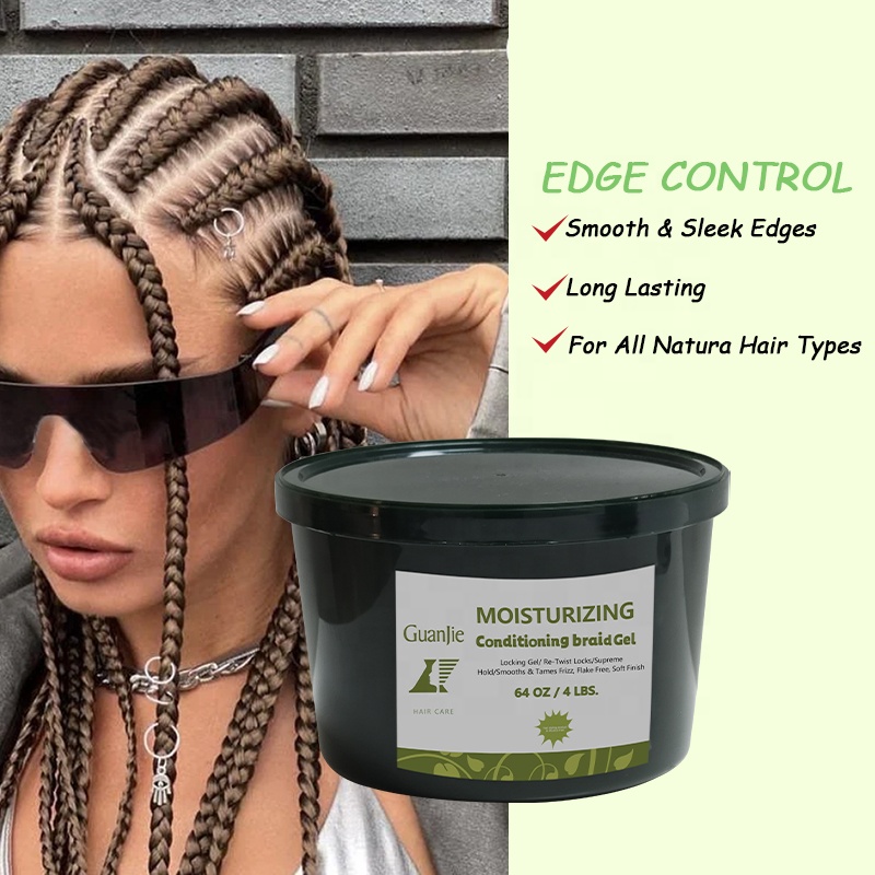 HAIR Styling Edge Control Gel Extreme Hold Organic Conditioning Anti-frizz Hair Gel