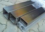 ASTM 304L Stainless Steel Welded Tube , Rectangle Polished Stainless Tube