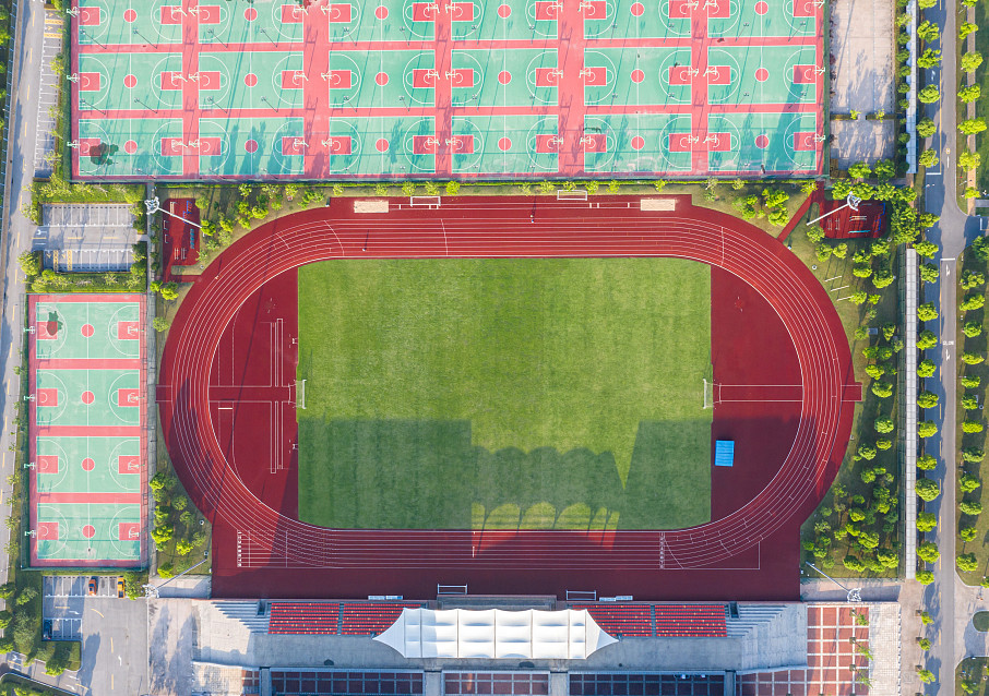 13mm Red Casting Sandwich System Running Track Athletic Outdoor Rubber Synthetic