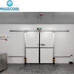 Color Steel Mini Walk in Cooler Room with Sliding Door Refrigerant Freon Space