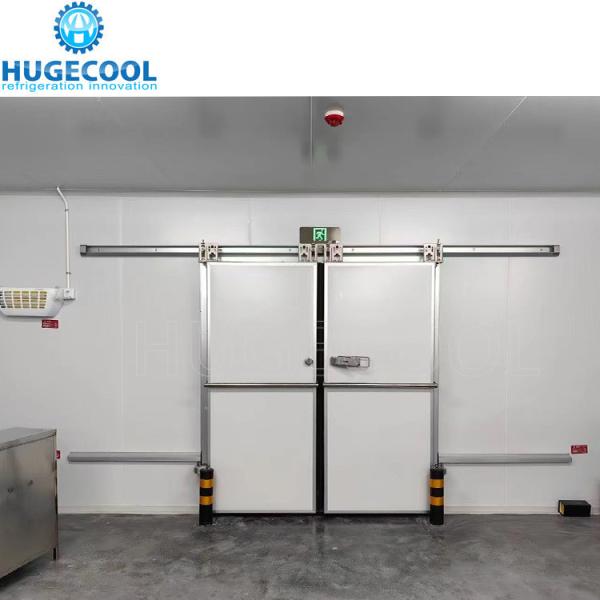 Stainless Steel Hinged Door Cold Storage Room with Aluminum Rail and No