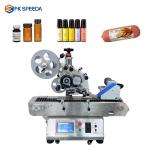 Horizontal Lip Balm Syringe Glass Tube Vial Labeling Machine for Case Packaging