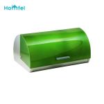 Customized Powder Coating Kitchen Bread Box , Metal Bread Tin Storage