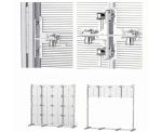 Indoor Fixed See Throught Glass LED Panel Aluminum Transparent Full Color LED