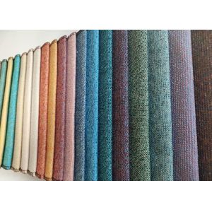 China Woven Linen Velvet Upholstery Fabric 345gsm Flame Retardant on sale