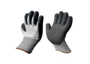 China Sandy Nitrile Coated Premium Defense Cut Resistant Gloves For Construction factory