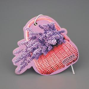 China Lavender Fragrance Custom Hanging Paper Air Freshener For Home factory