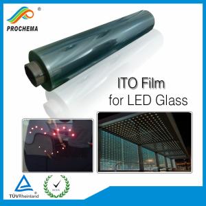 China Transparent Conductive ITO Film For LED Glass Film factory
