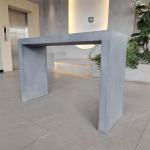 Outdoor GRC Concrete Table Chair Bench Irregular Shape Garden Furniture Set