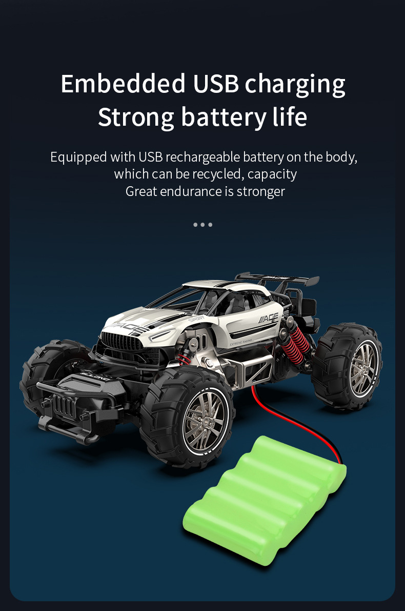 High Speed 1 14 Scale All Terrain RC Car with 2.4 GHz Remote Control Off-Road Truck