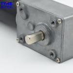 Dual Shaft 24V DC Micro Worm Gear Motor 90 Degree Right Angle