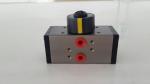 Aluminum Double Action Pneumatic Actuator 135 / 180 Degree Pneumatic Rotary