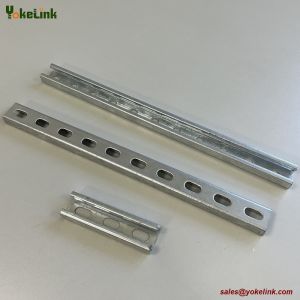 41x21mm Stainless Steel Solar Photovoltaic Mounting Strut Slotted Channels