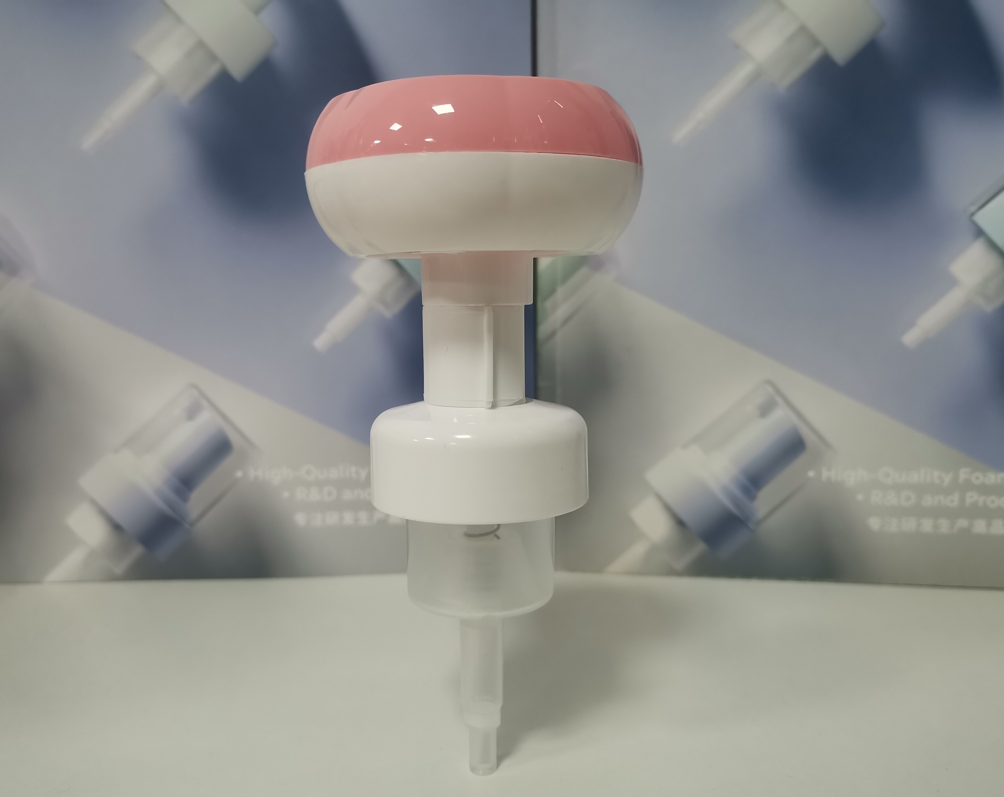 Durable Flower Foam Pump Dispenser For 43mm Bottles PET/PP/PE Material