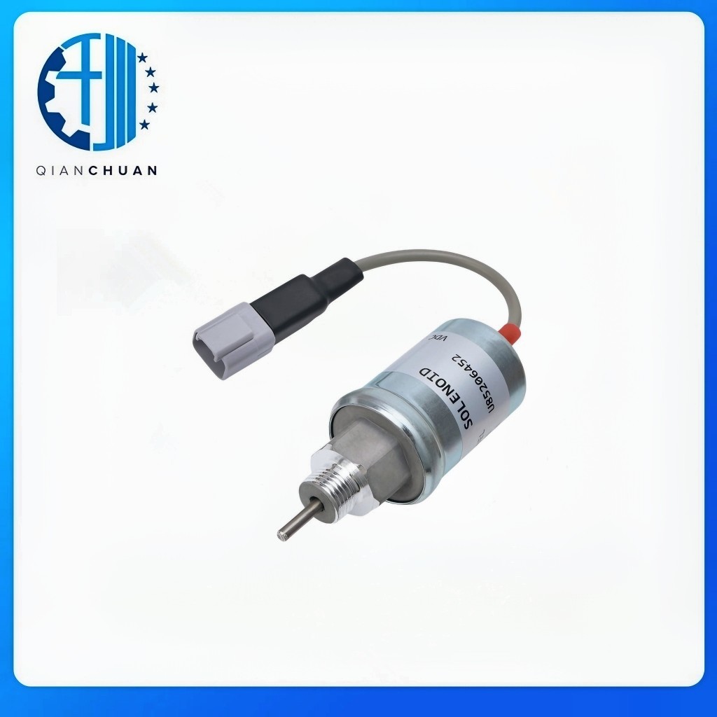 U85206452 Fuel ShutOff Solenoid For Caterpillar 3024 Perkins 402D 403D 404D