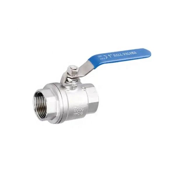 Stainless Steel 201 Iron Ball 2pcs Female Threaded Ball Valve DN25 for Your