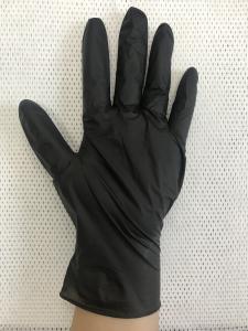 China Durable Non Sterile Disposable Nitrile Gloves Powder Free 240mm Length factory