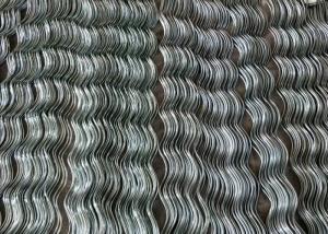 China Electro Galvanized 5 Foot Garden Chain Link Fence Mesh 2.8mm Dia factory