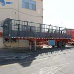 Q345 60 Ton CIMC 3 Axle 12r22.5 Tire Fence Semi Trailer