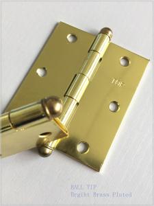 China High Lights Ball Head Heavy Duty Door Hinges , Cabinet Door Hinges Bright Color factory