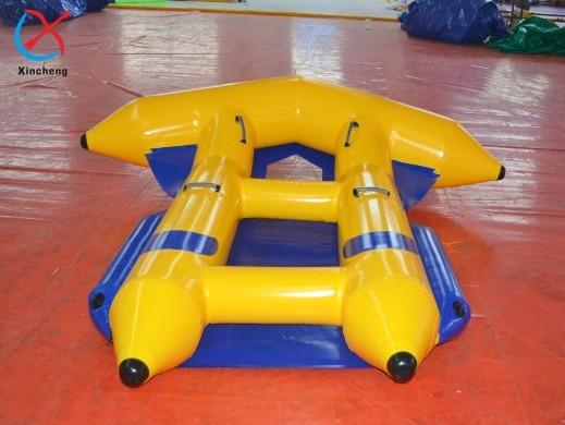 Factory Inflatable Flying Fish Water Games Boat Inflatable Banana Water Double